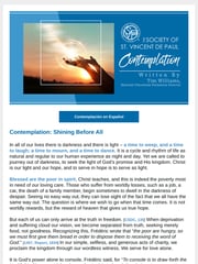 Email Inspiration from Vincentian Formation