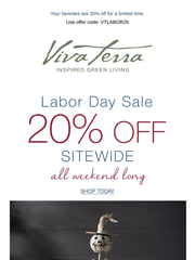 Email Inspiration from VivaTerra