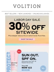 Email Inspiration from Volition Beauty