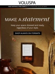 Email Inspiration from VOLUSPA