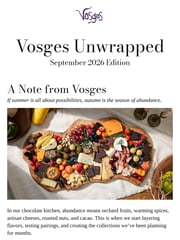 Email Inspiration from Vosges Haut-Chocolat