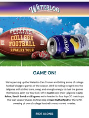 Email Inspiration from Waterloo Sparkling Water