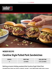 Email Inspiration from Weber Grills