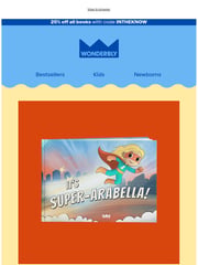 Email Inspiration from Wonderbly Books