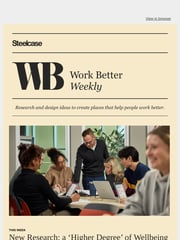Email Inspiration from Work Better by Steelcase
