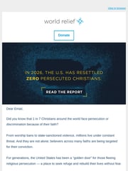 Email Inspiration from World Relief