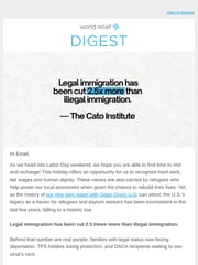 Email Inspiration from World Relief