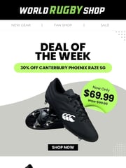 Email Inspiration from World Rugby Shop