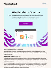 Email Inspiration from Wunderkind