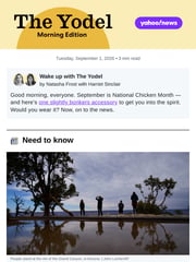 Email Inspiration from Yahoo News