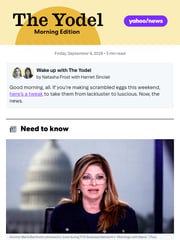 Email Inspiration from Yahoo News
