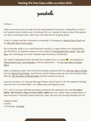 Email Inspiration from Yardsale