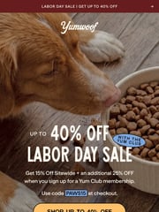 Email Inspiration from Yumwoof