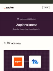 Email Inspiration from Zapier News