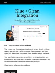 Email Inspiration from Adam from Klue