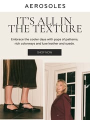 Email Inspiration from Aerosoles