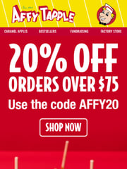 Email Inspiration from Affy Tapple