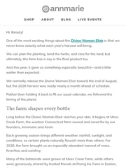 Email Inspiration from Annmarie Skin Care