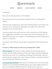 Email Inspiration from Annmarie Skin Care
