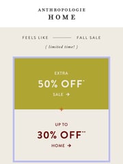 Email Inspiration from Anthropologie