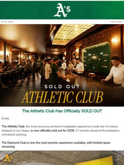 Email Inspiration from Athletics