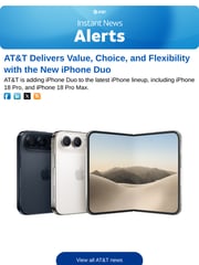 Email Inspiration from AT&T Newsroom