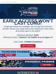 Email Inspiration from AT&T Stadium