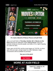 Email Inspiration from Audi Field