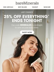 Email Inspiration from bareMinerals