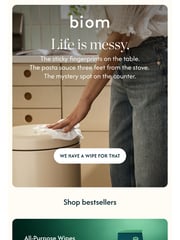Email Inspiration from biom