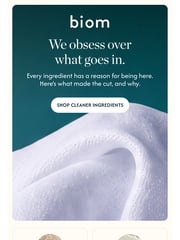 Email Inspiration from Biom