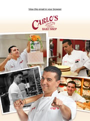 Email Inspiration from Carlo's Bakery