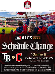 Email Inspiration from Cleveland Guardians