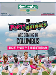 Email Inspiration from Columbus Clippers