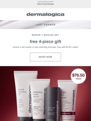 Email Inspiration from Dermalogica
