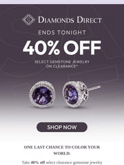 Email Inspiration from Diamonds Direct Sale