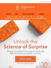 Email Inspiration from Dr Dennis Gross Skincare