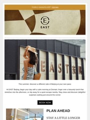 Email Inspiration from EAST Beijing