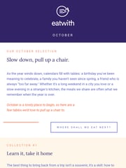 Email Inspiration from Eatwith