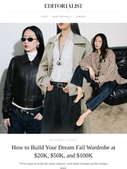 Email Inspiration from Editorialist