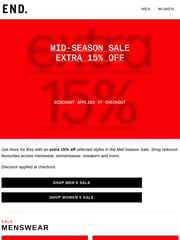 Email Inspiration from END.