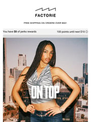 Email Inspiration from Factorie