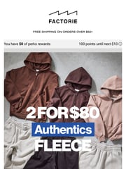 Email Inspiration from Factorie