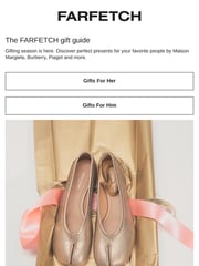 Email Inspiration from FARFETCH