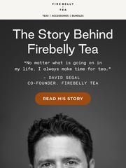 Email Inspiration from Firebelly Tea