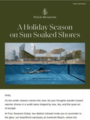 Email Inspiration from Four Seasons