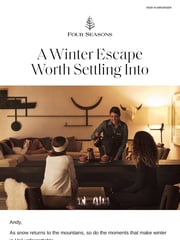 Email Inspiration from Four Seasons Resort and Residences Vail