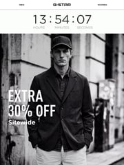 Email Inspiration from G-STAR