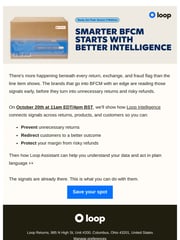 Email Inspiration from Gabi from Loop