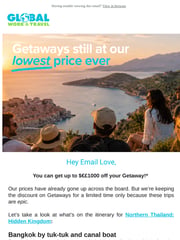 Email Inspiration from Global Work & Travel
